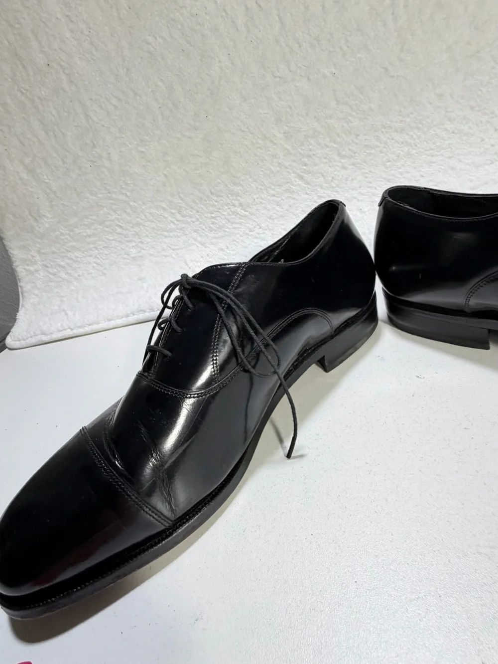 Florsheim Cap Toe Oxford Black Leather Dress Shoes Men’s Size 10